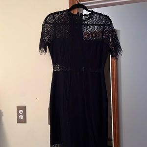 Black cocktail dress